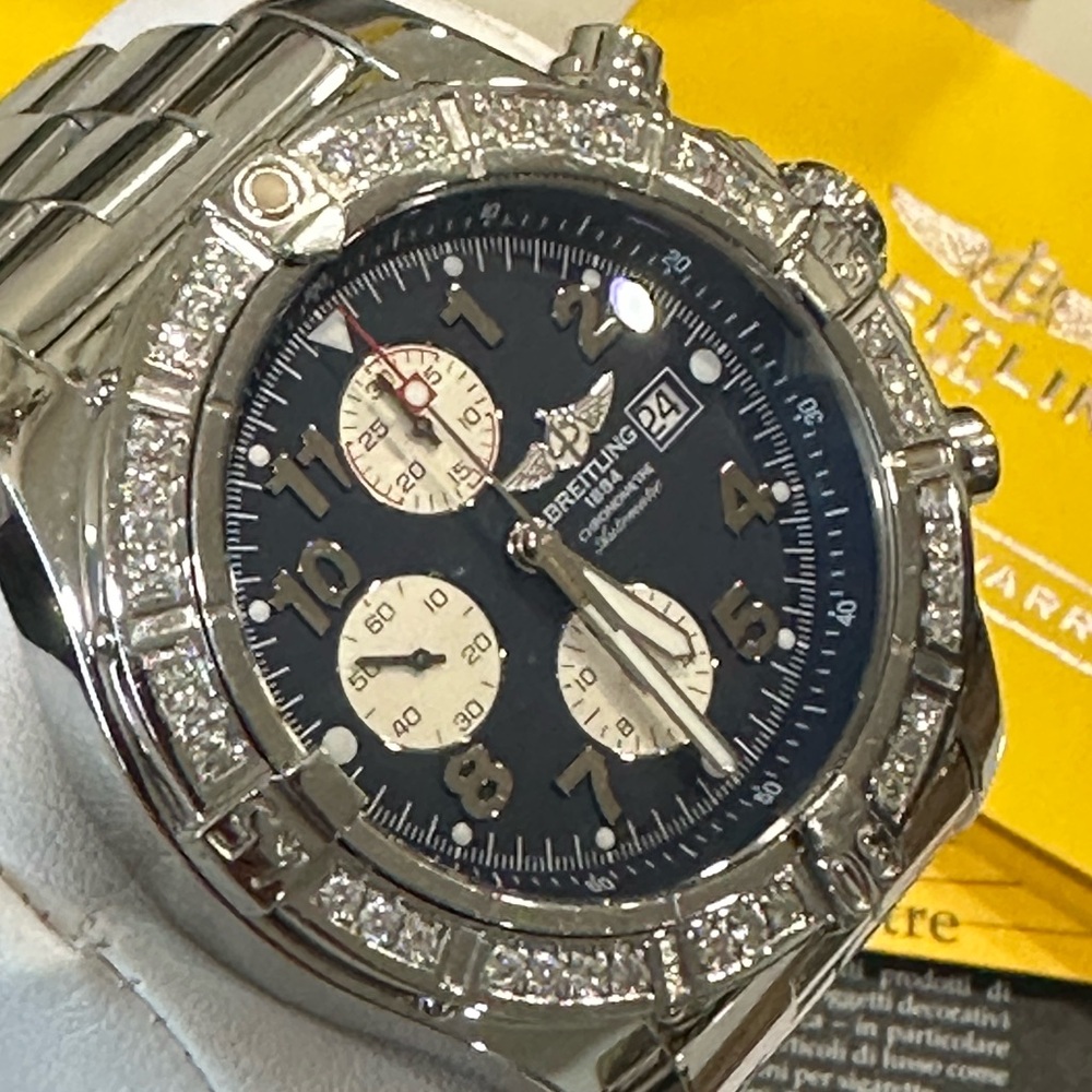Breitling Super Avenger Diamond Watch - Picture 9 of 14